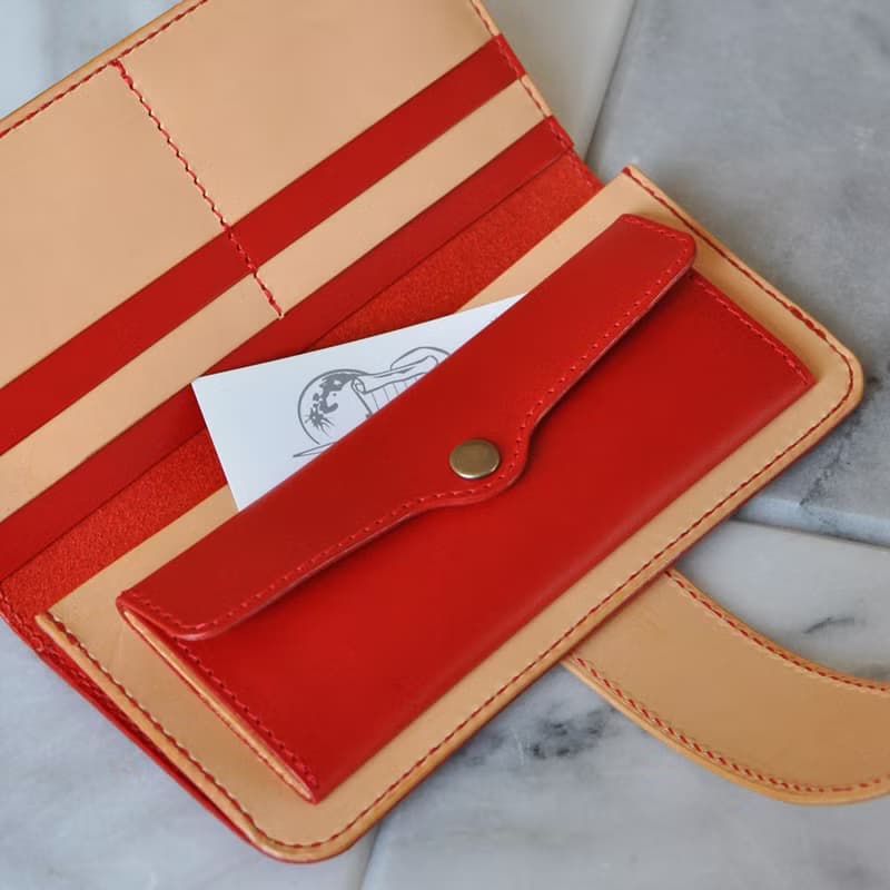 シンプルな長財布B　No.11　ブッテーロ