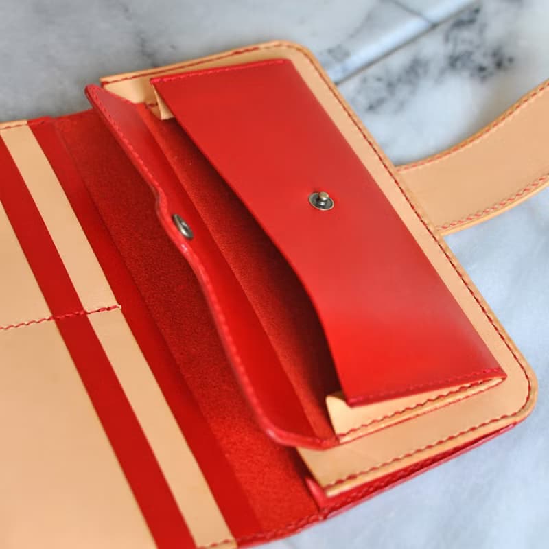 シンプルな長財布B　No.11　ブッテーロ