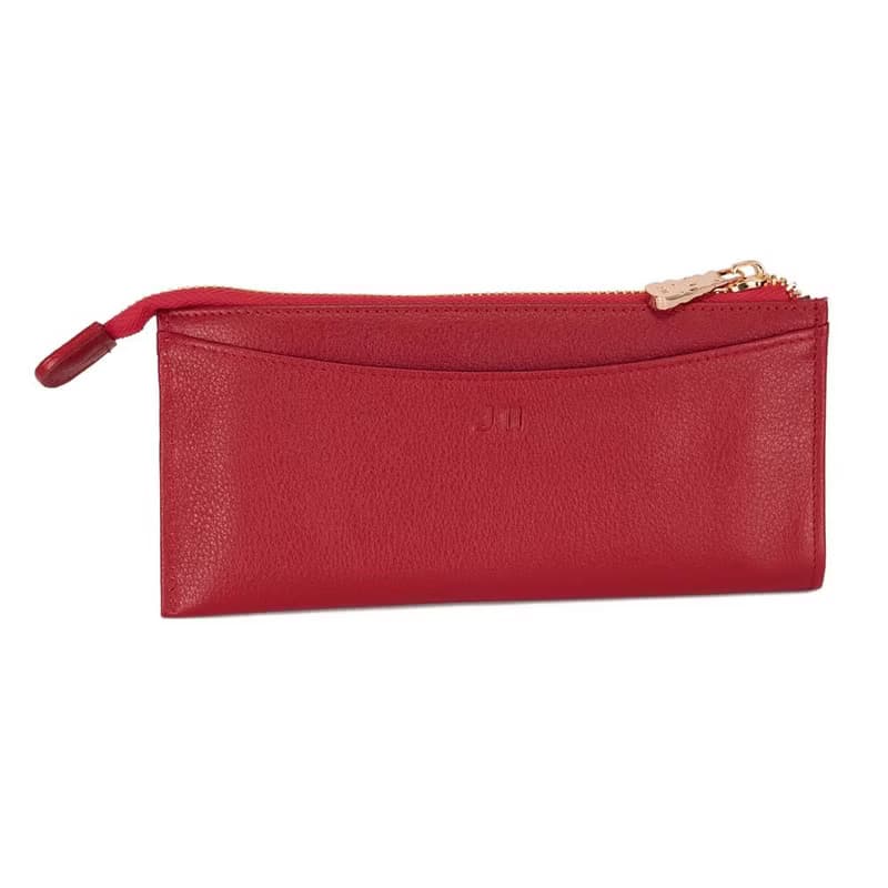 長夾-柔軟薄款牛皮多卡層長夾-5801-8-多色任選