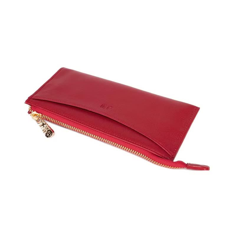 長夾-柔軟薄款牛皮多卡層長夾-5801-8-多色任選