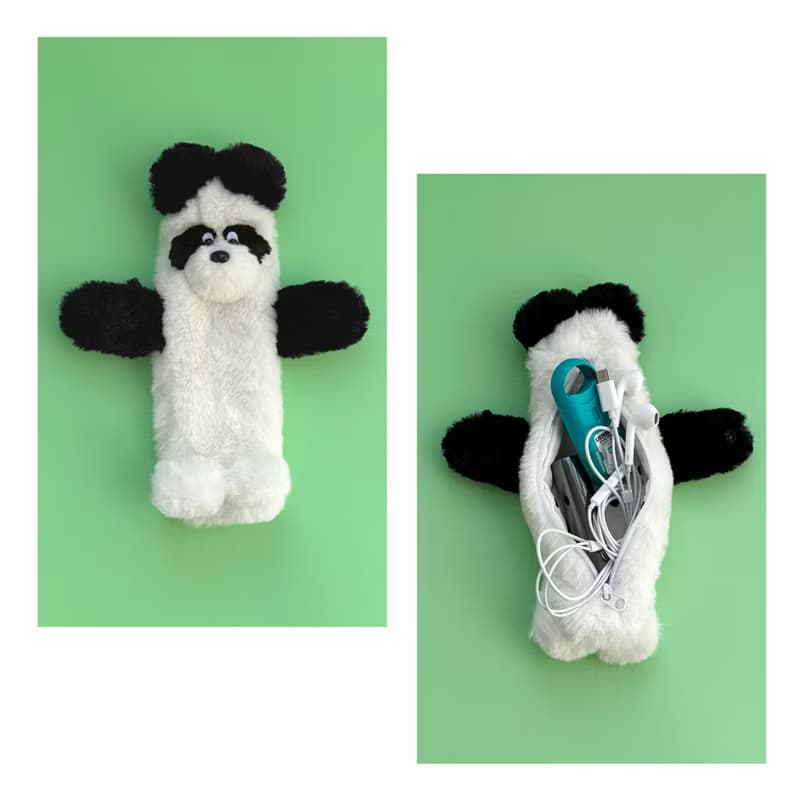 Hug Me pouch - gray bunny