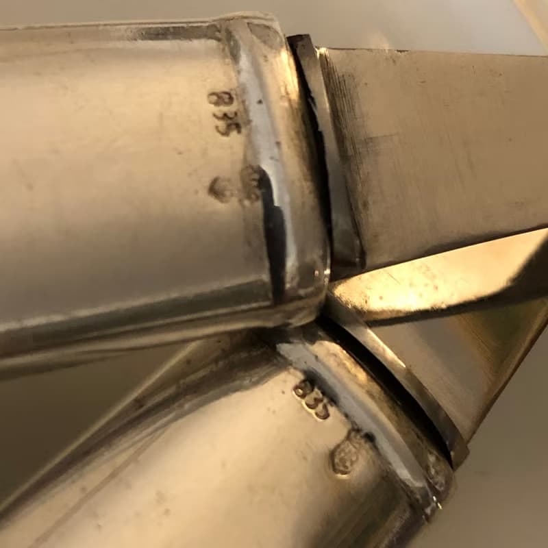 德國純銀柄可愛餐具二件組