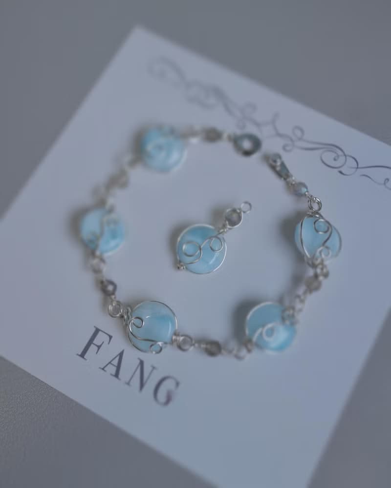 【體驗】【中山區 金屬線編織】天然石手鍊/ 寶石自選  / 1人成班