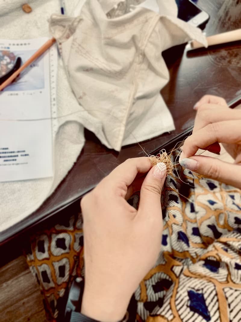 【體驗】【中山區 金屬線編織】天然石手鍊/ 寶石自選  / 1人成班