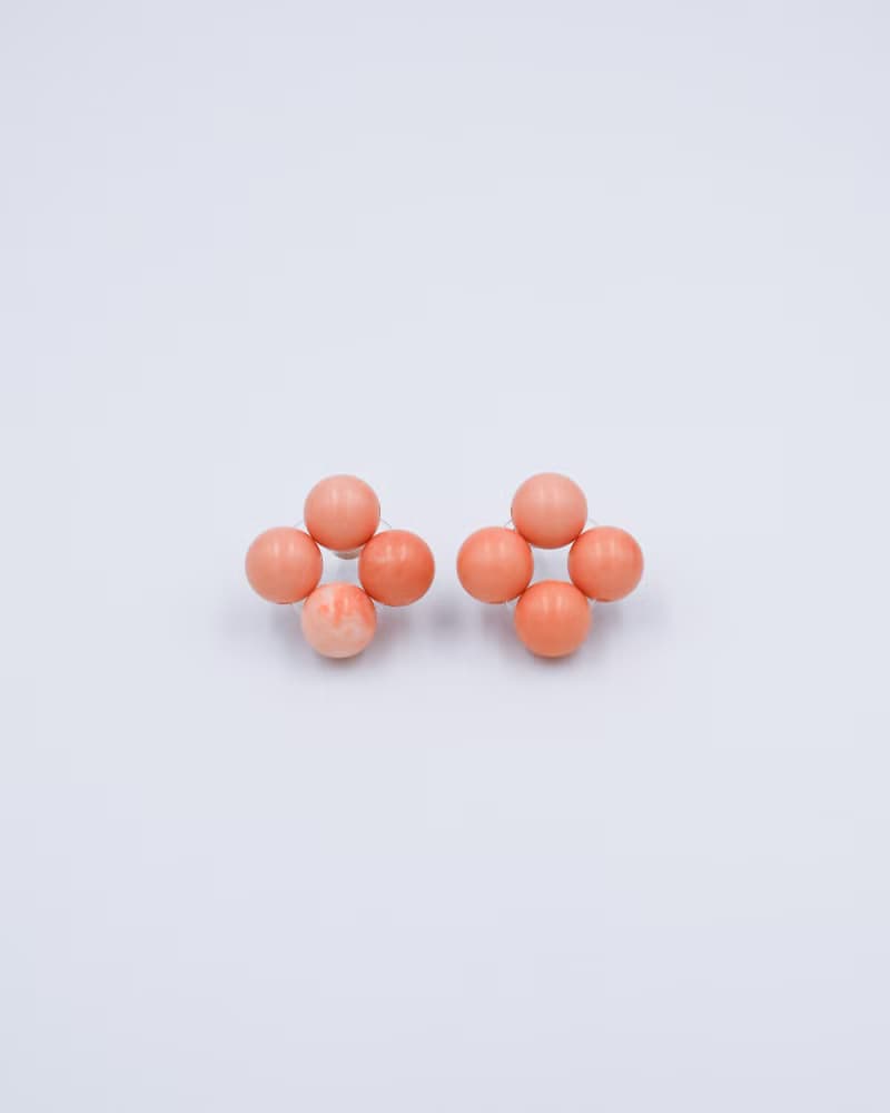 BoBo MINI - 珊瑚耳飾