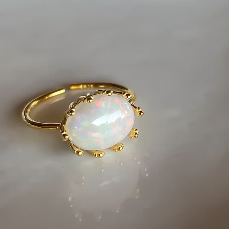 Ethiopian Opal Ring【gift box】