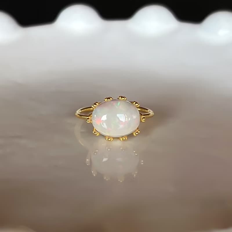 Ethiopian Opal Ring【gift box】