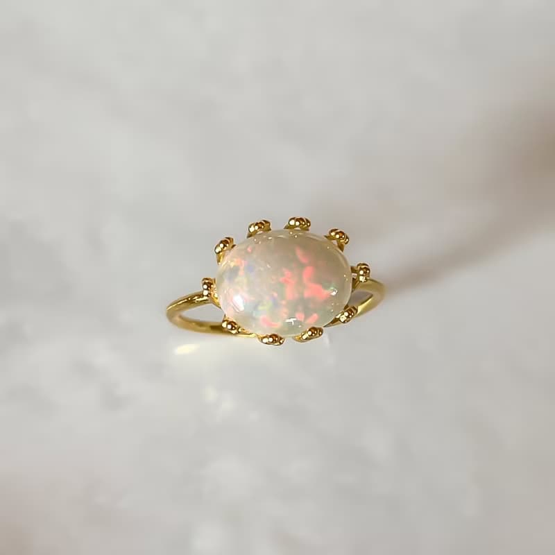 Ethiopian Opal Ring【gift box】