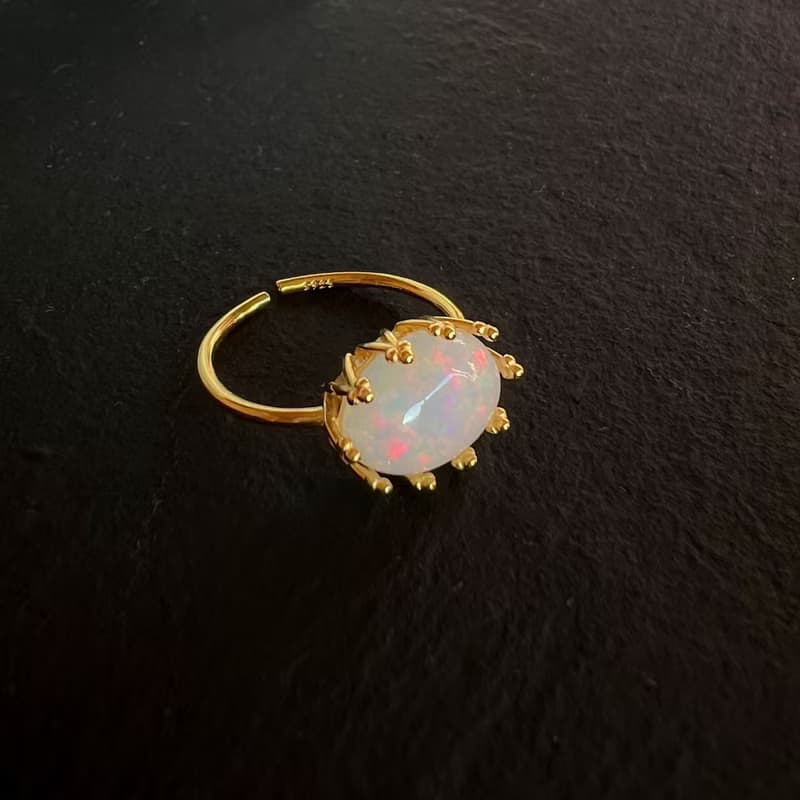 Ethiopian Opal Ring【gift box】