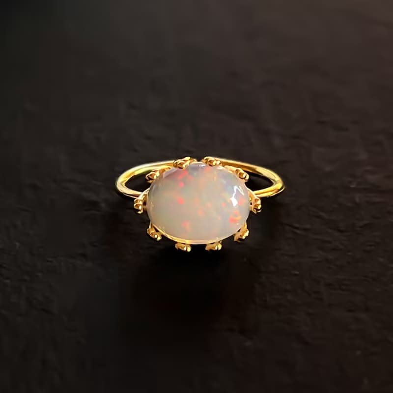 Ethiopian Opal Ring【gift box】