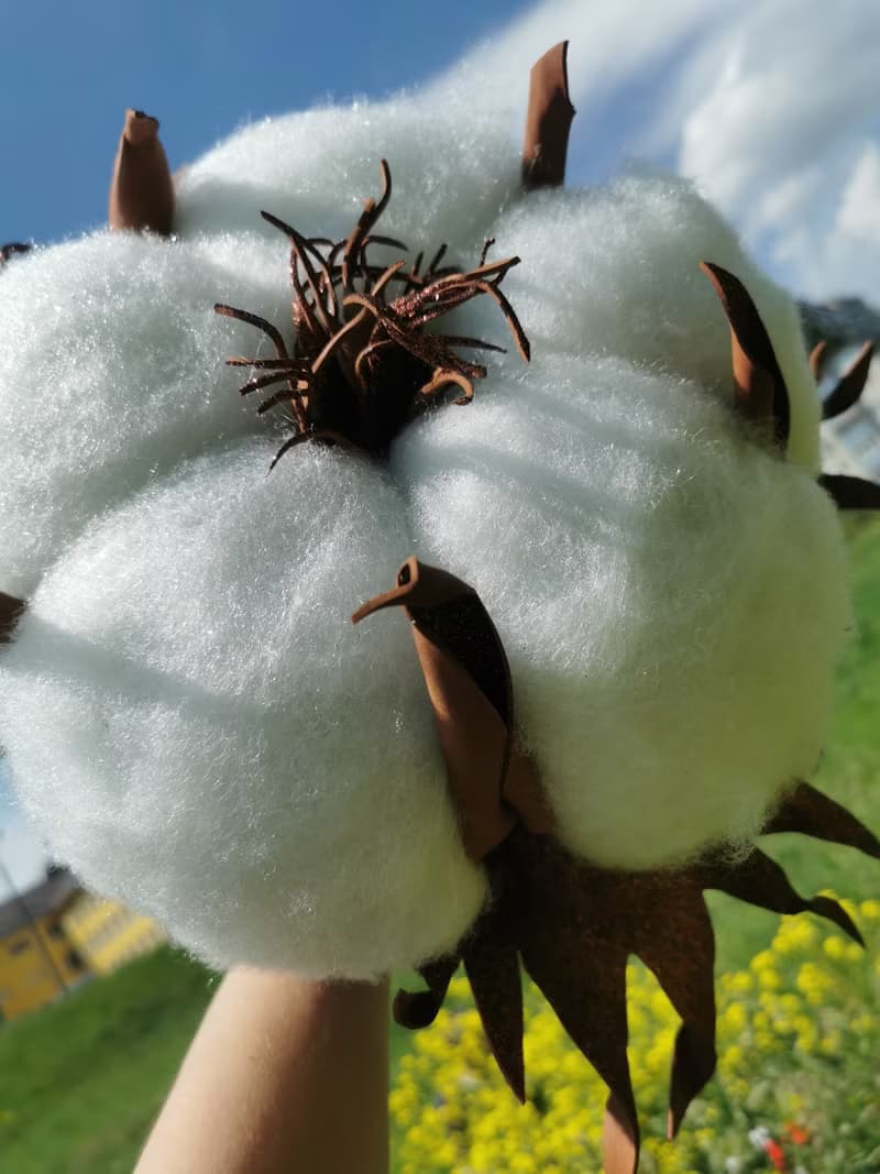 Cotton Flowers. Wedding Backdrop. Giant Bouquet. Large White Artificial Flowers
