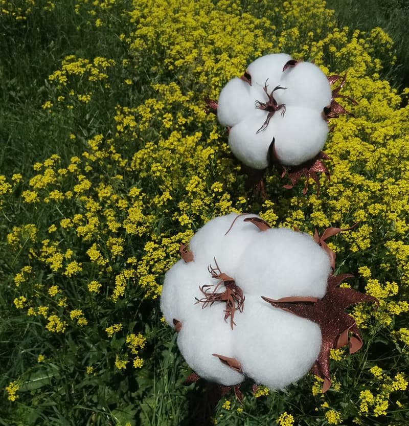 Cotton Flowers. Wedding Backdrop. Giant Bouquet. Large White Artificial Flowers