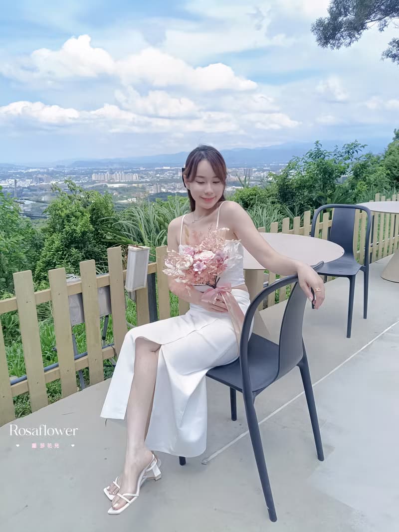 蘿莎花兒  永生捧花 溫柔氣質粉玫瑰 花束