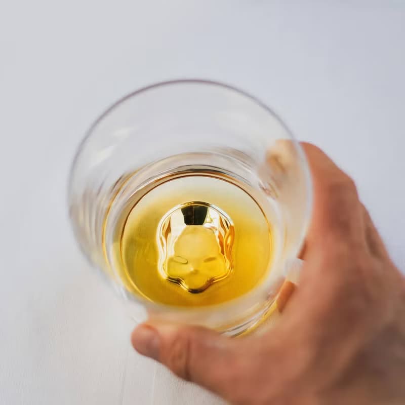 (單個杯)300cc【Nude】底部骷髏頭skull手工無鉛玻璃威士忌杯
