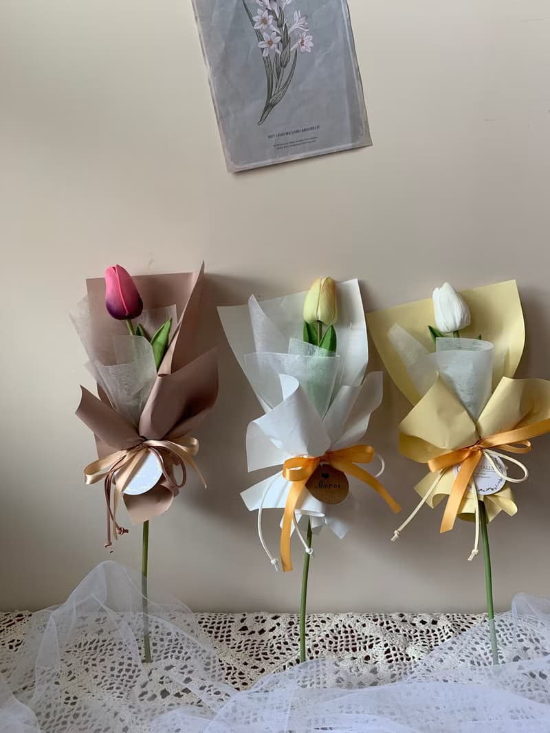 sueing_blossom  可愛風乾燥太陽花畢業花束