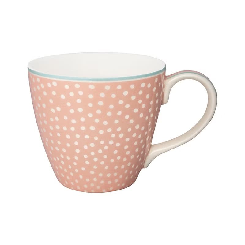 丹麥GreenGate Dot peach 馬克杯