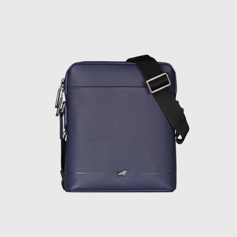 【滿3999送鑰匙圈】格瑞克-E 直式斜背包-深藍/石灰白/BF573-17