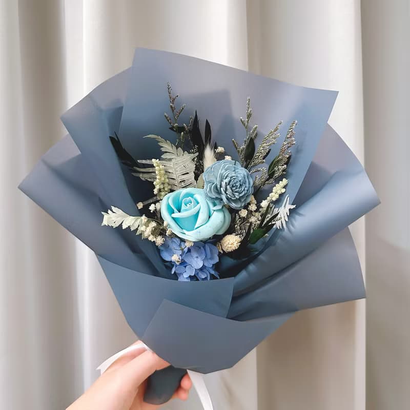 乾燥花束(大)。情人節花束。生日花束。求婚花束。畢業花束