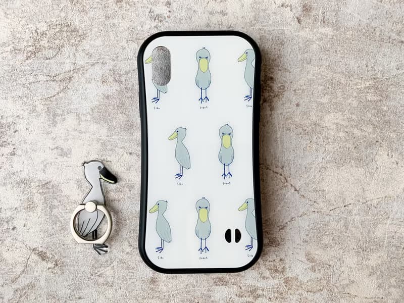 ハシビロコウ グリップケース for iPhone
