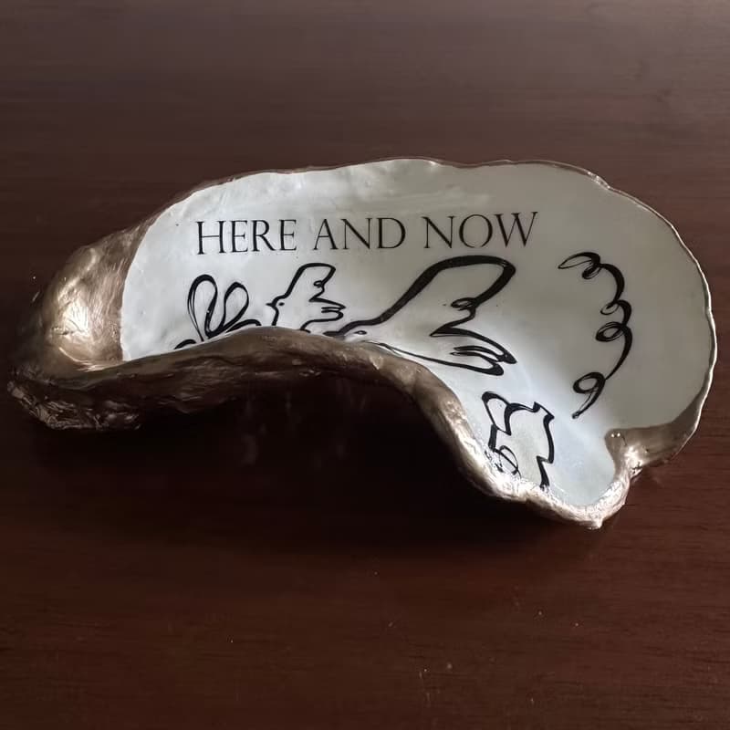 【也形】 | HERE AND NOW | 手工製作天然貝殼收納盤