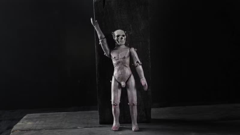 骷髏先生  (雕塑 陶偶 公仔)