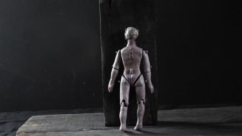 骷髏先生  (雕塑 陶偶 公仔)