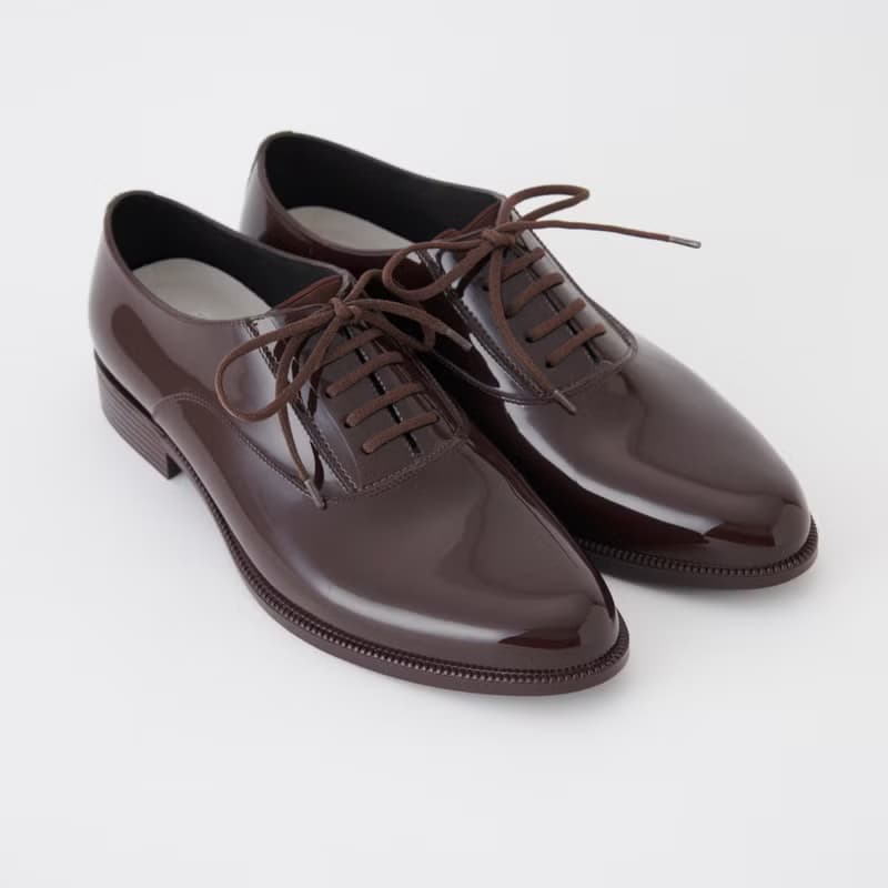 晴雨兩用 可可咖啡色綁帶牛津 雨鞋 PVC OSTERA (CHOCO) PVC OXFO