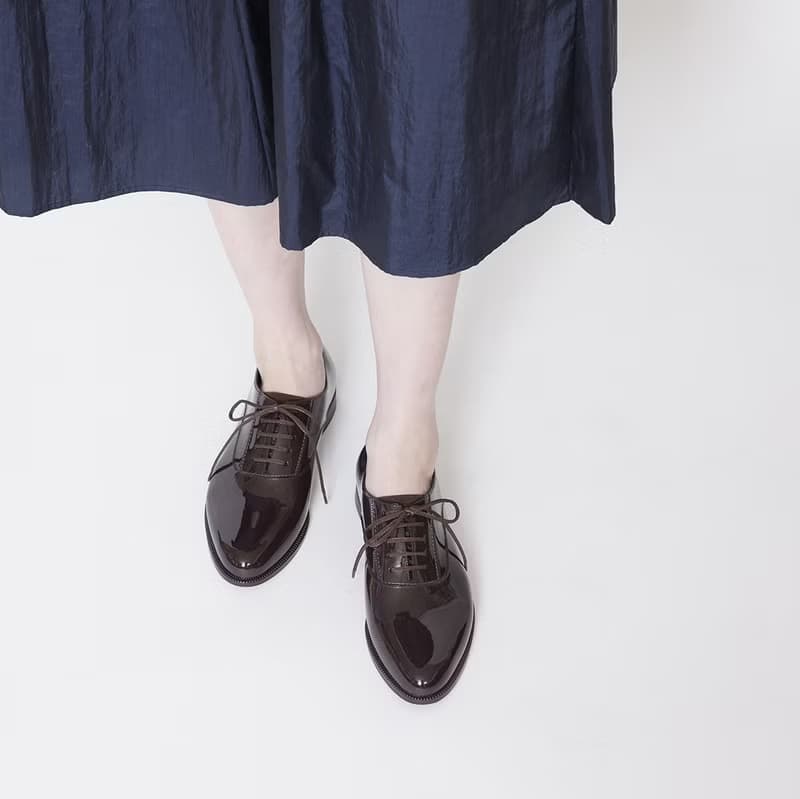 晴雨兩用 可可咖啡色綁帶牛津 雨鞋 PVC OSTERA (CHOCO) PVC OXFO