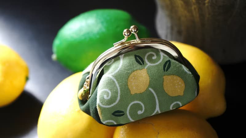 零錢包 FristLove青春新滋味立體 口金包 附檸檬吊飾