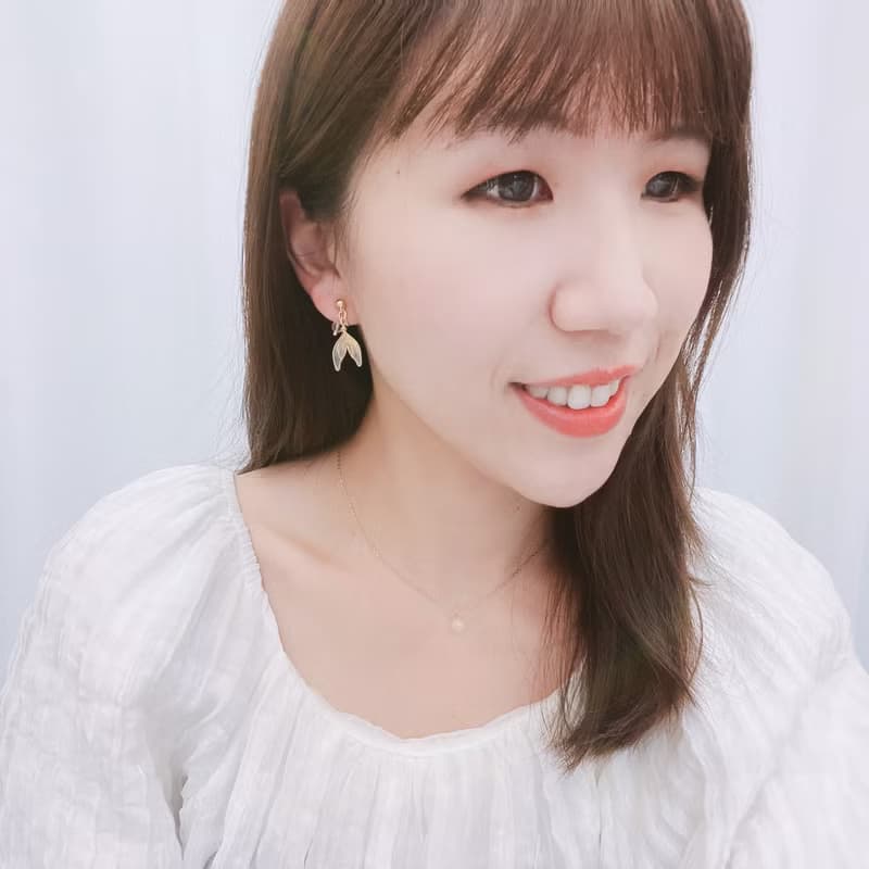 夾式耳環 | Little Alana | 小魚尾