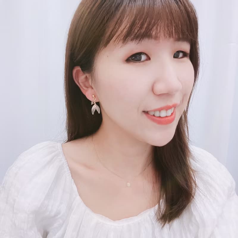 夾式耳環 | Little Alana | 小魚尾