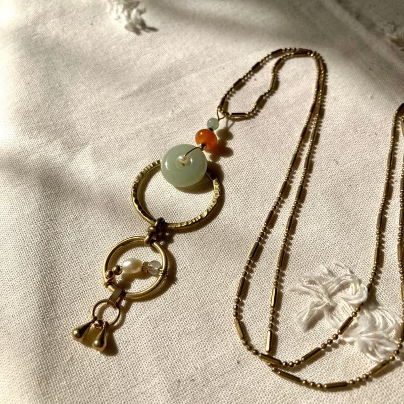 老林雜貨 | 和田玉設計長鍊