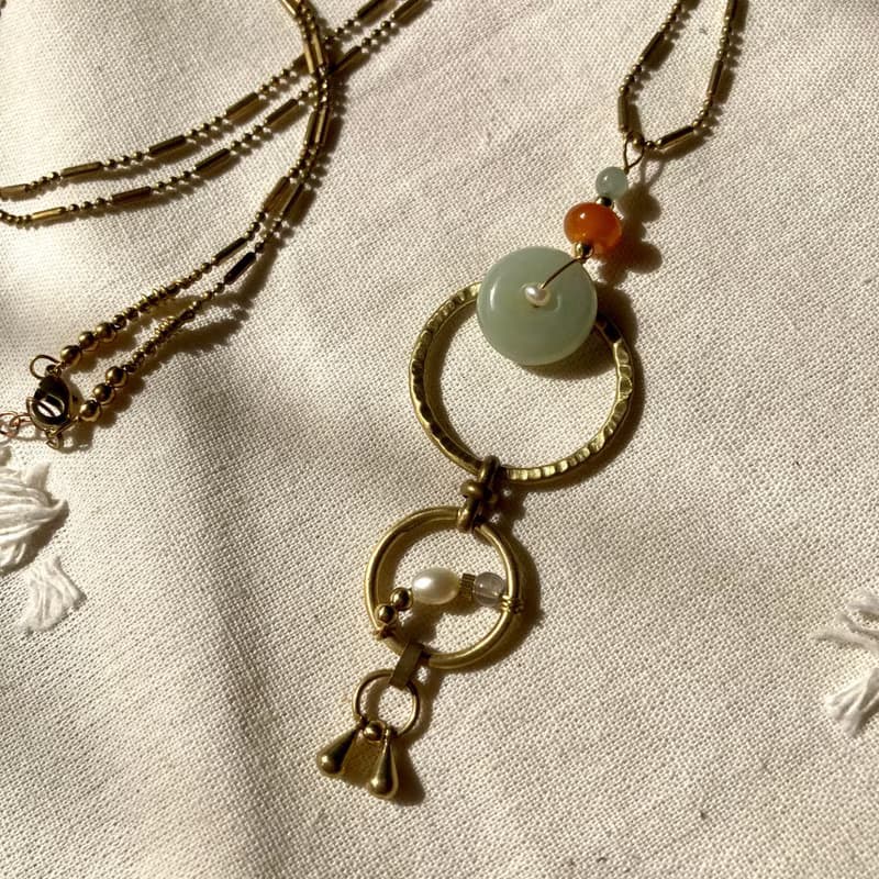 老林雜貨 | 和田玉設計長鍊