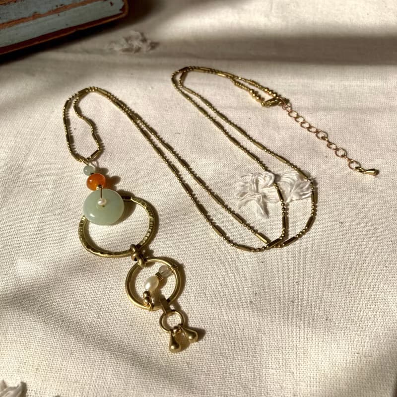 老林雜貨 | 和田玉設計長鍊