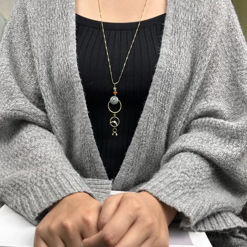 老林雜貨 | 和田玉設計長鍊