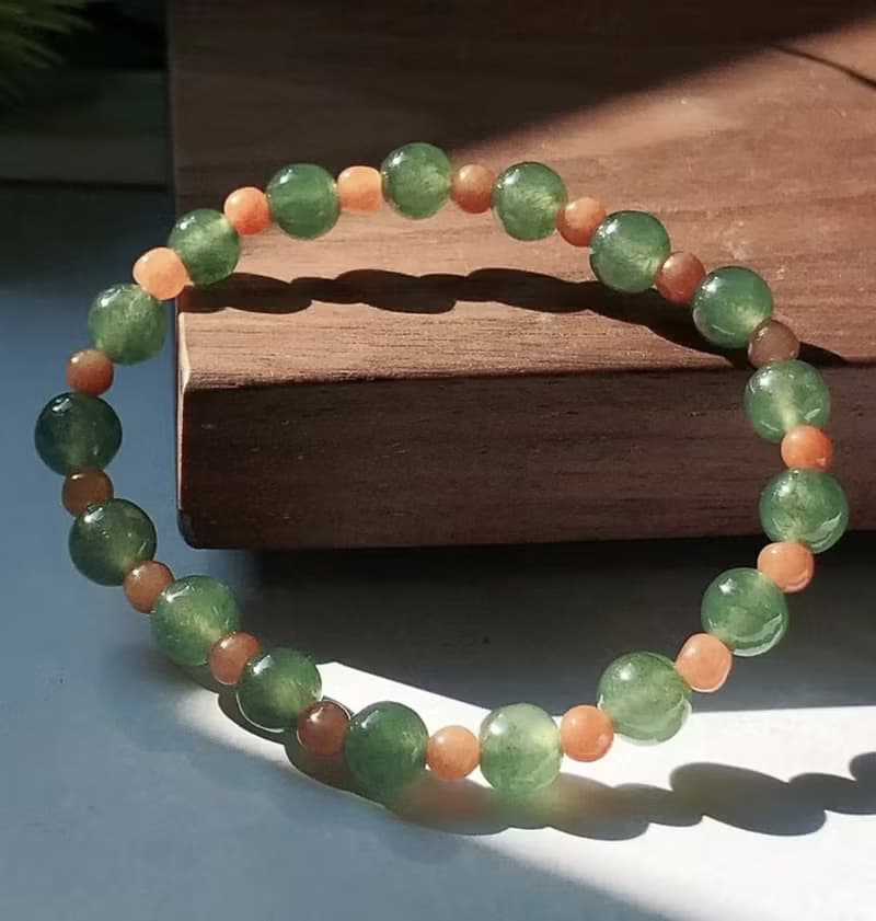 冰綠紅翡翡翠手珠 | 天然緬甸玉A貨翡翠 | 送禮