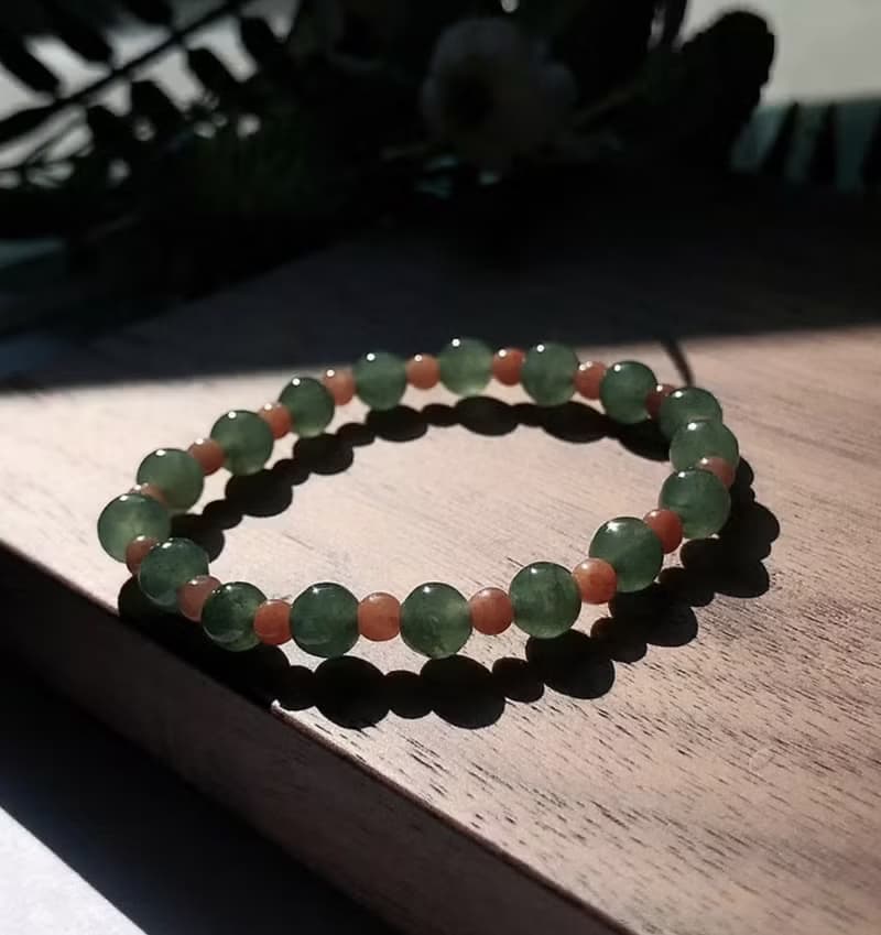 冰綠紅翡翡翠手珠 | 天然緬甸玉A貨翡翠 | 送禮