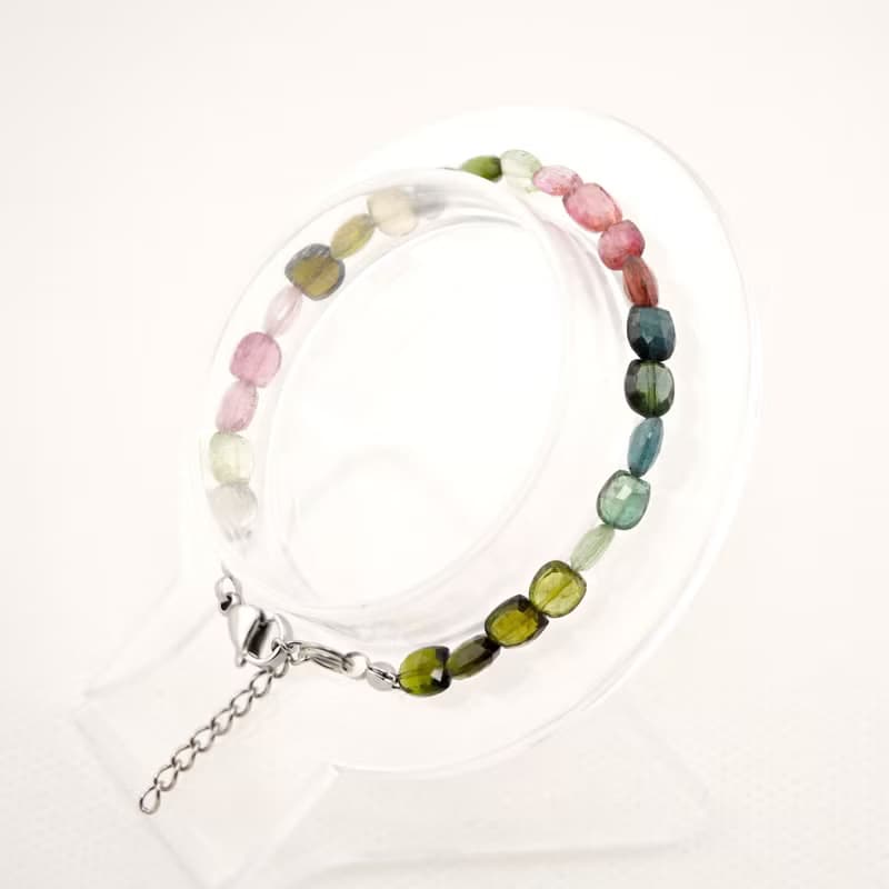 寶麗金珠寶-天然彩色碧璽手鍊