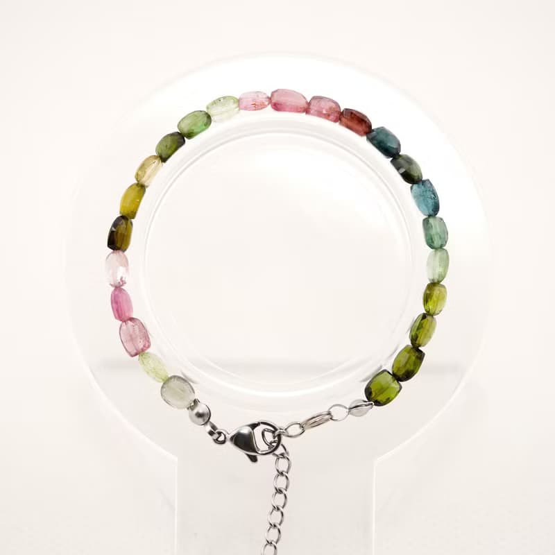 寶麗金珠寶-天然彩色碧璽手鍊