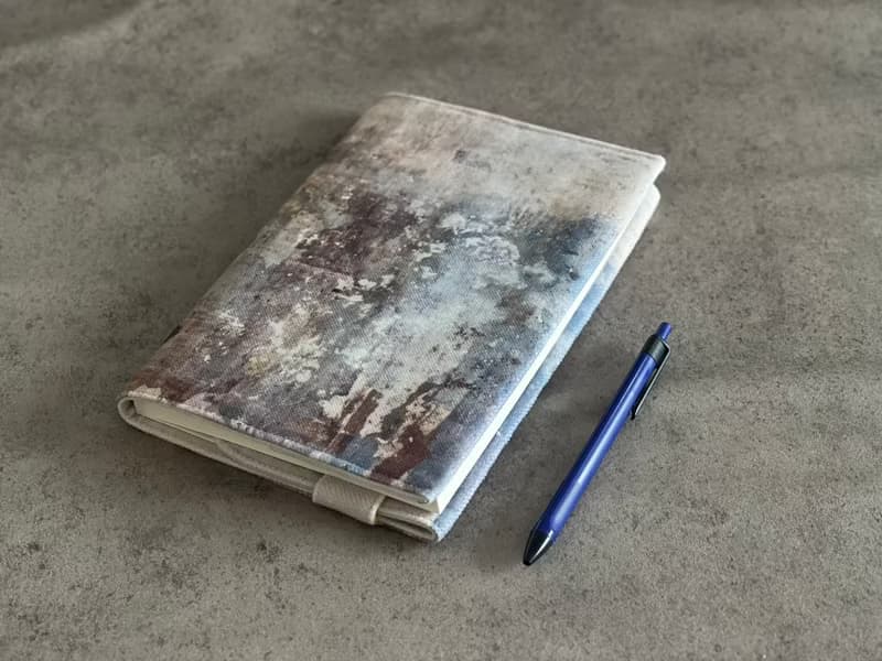 書套/布/筆記本/仿鏽/附贈A5筆記本/可水洗