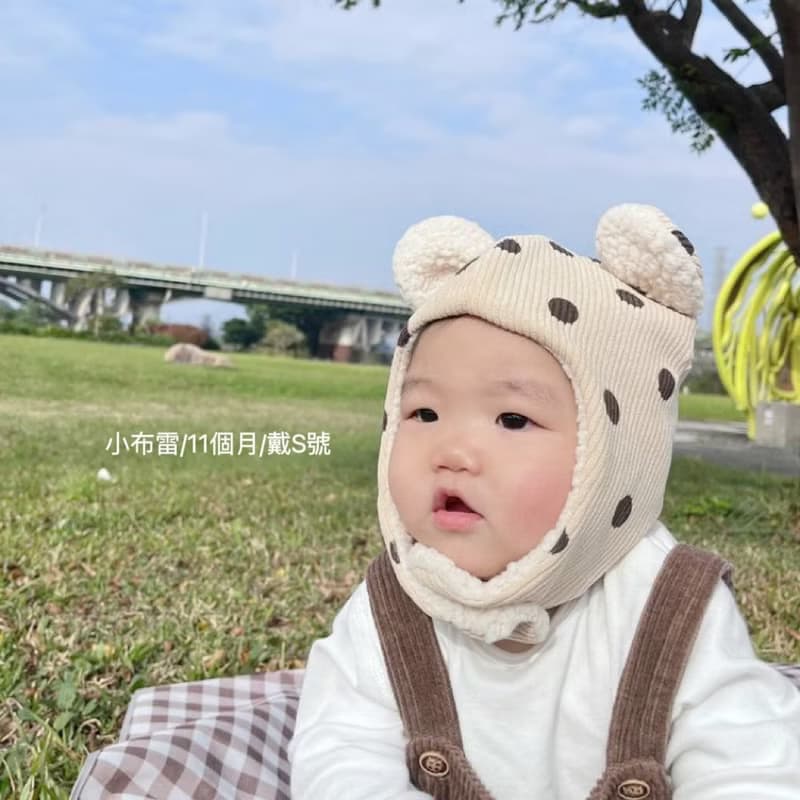 煙燻玫瑰粉叢林恐龍  手工寶寶保暖飛行帽 寶寶帽 嬰兒禮物