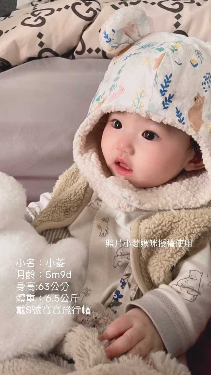 煙燻玫瑰粉叢林恐龍  手工寶寶保暖飛行帽 寶寶帽 嬰兒禮物