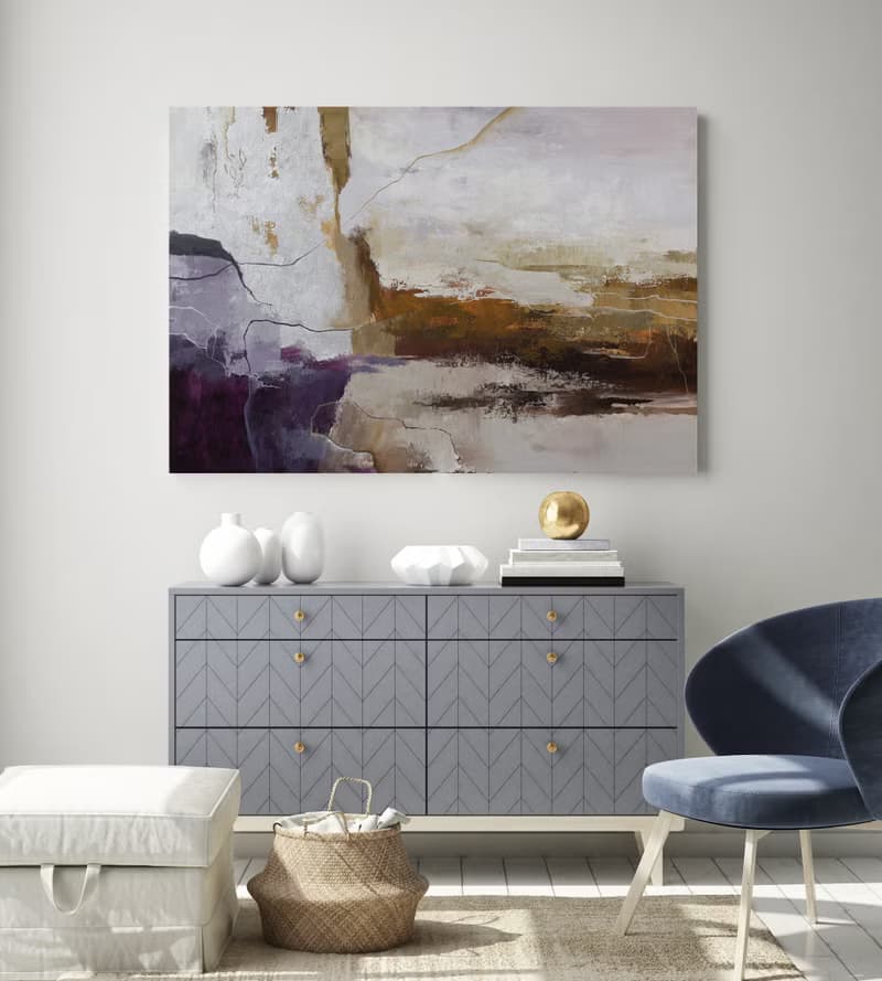 Violet Painting | Violet Abstract | Violet Wall Art | Violet Art | Infinite