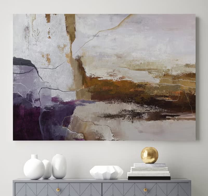 Violet Painting | Violet Abstract | Violet Wall Art | Violet Art | Infinite
