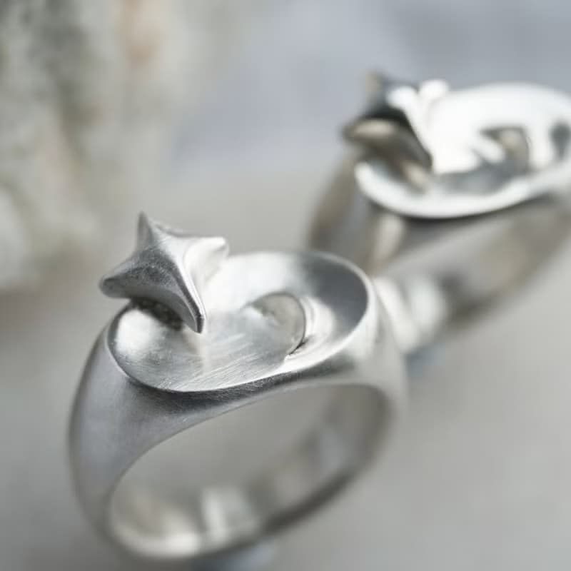 望月戒指 Gazer Ring 925純銀