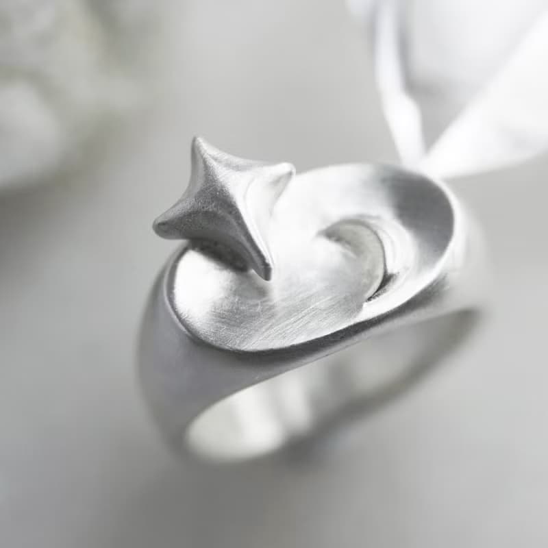 望月戒指 Gazer Ring 925純銀