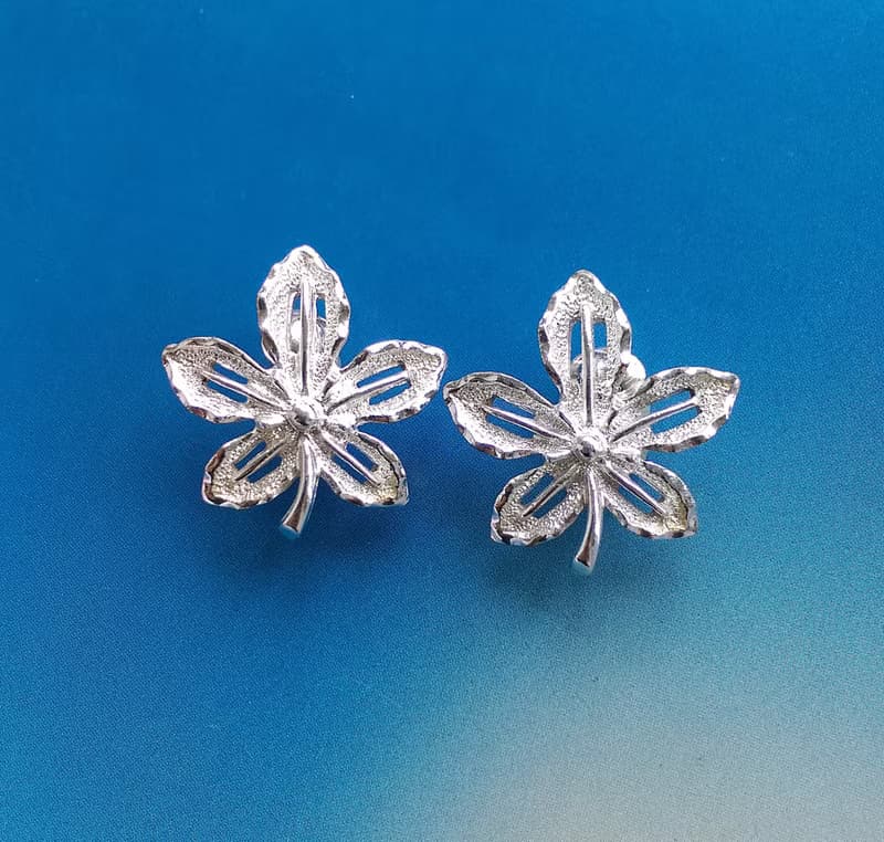 Vintage Jewelry 西洋古董飾品 SARAH COV  Ivy系列 夾式耳環