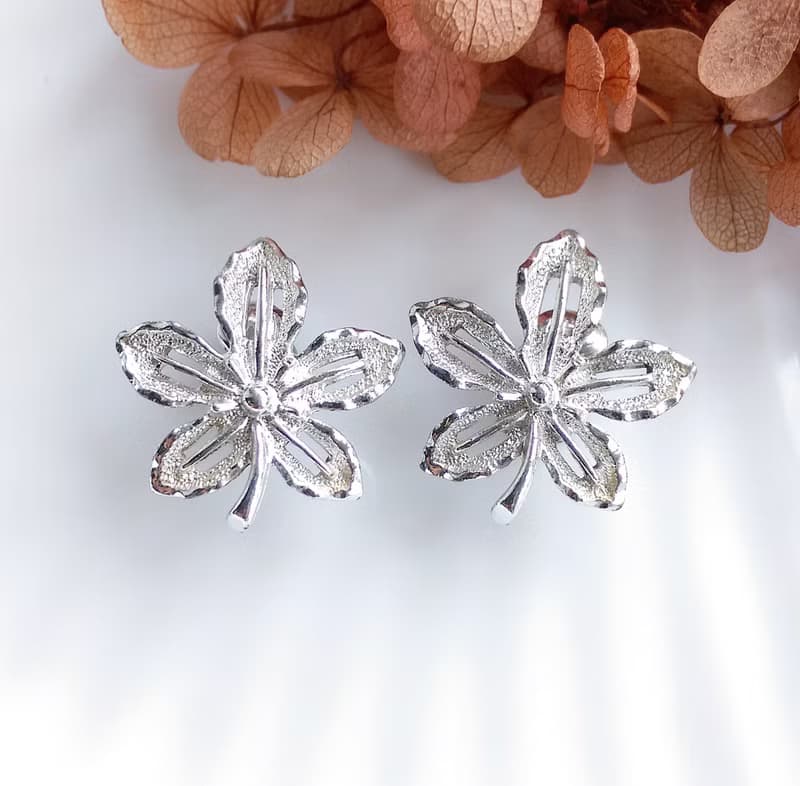 Vintage Jewelry 西洋古董飾品 SARAH COV  Ivy系列 夾式耳環