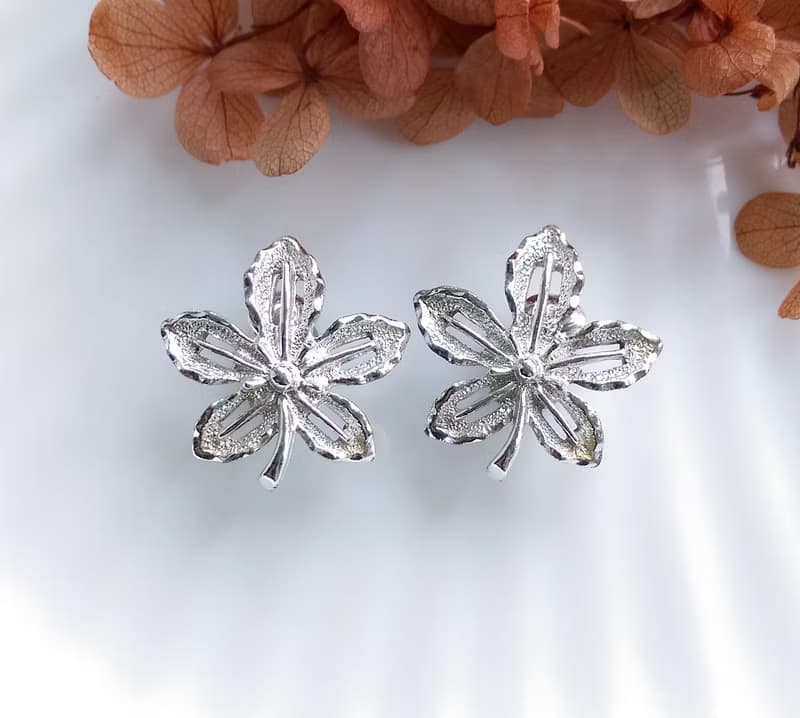 Vintage Jewelry 西洋古董飾品 SARAH COV  Ivy系列 夾式耳環