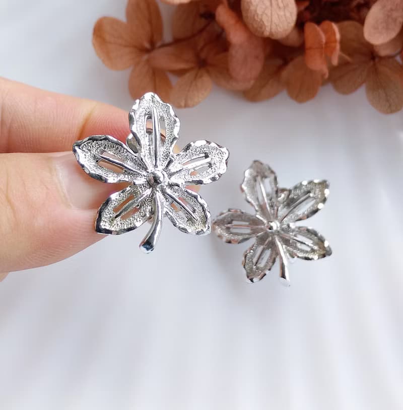 Vintage Jewelry 西洋古董飾品 SARAH COV  Ivy系列 夾式耳環